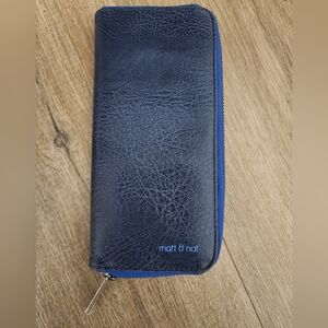 Matt & Nat blue wallet